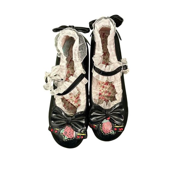 Japanese Lolita Women's harajuku chunky whimsygoth fairy goth Y2K Shoes Size 39 - Picture 2 of 11